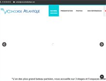 Tablet Screenshot of concordeatlantique.com